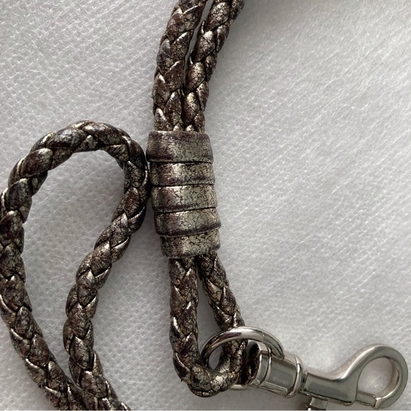 Bottega Veneta Metallic Lanyard Keychain - Picture 4 of 11